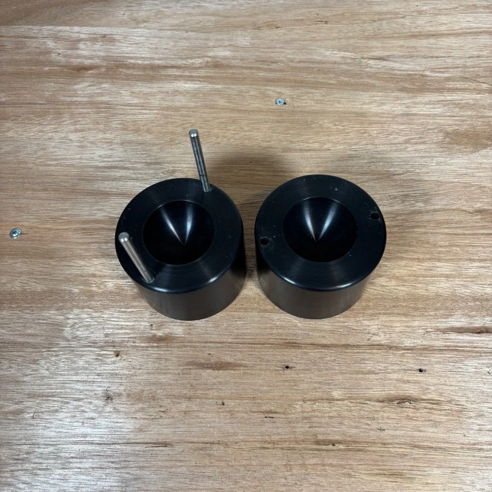 Cocktail Kingdom Professional Ice Ball Press Black Anodized Aluminum 55mm Mold